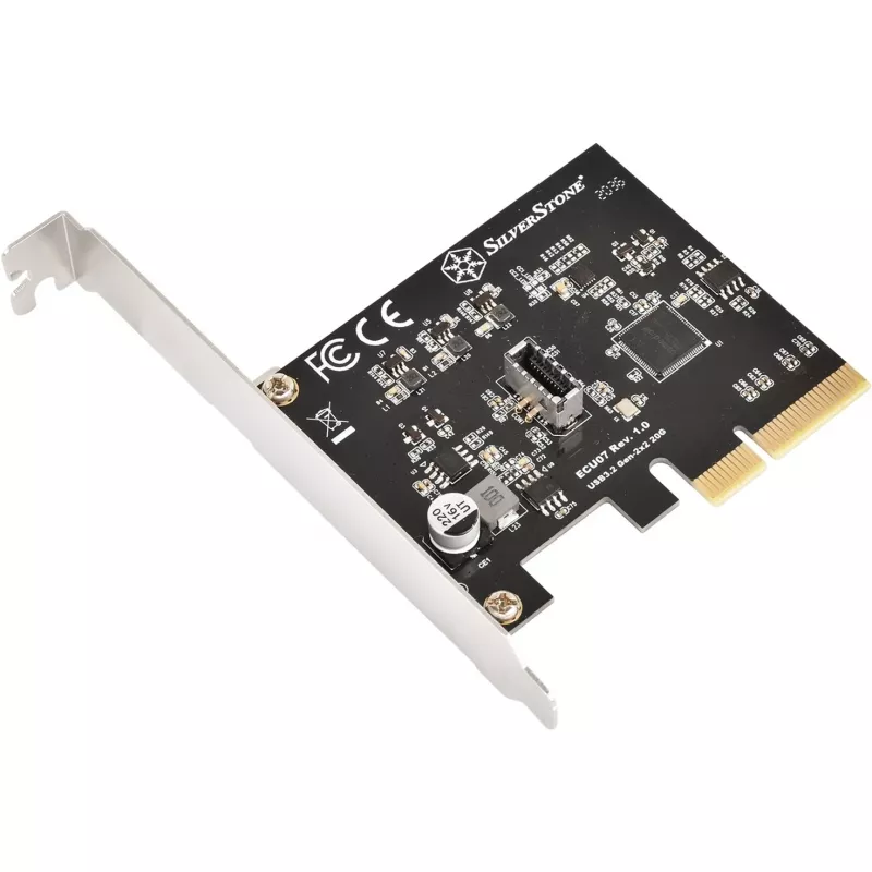 Karta rozszerzeń SILVERSTONE SST-ECU07 USB 3.0 PCIe — adapter PCI Express USB 3.0