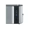 Automatik-Langschlitztoaster AT 2590 (edelstahl/schwarz, 1.400 Watt, für 4 Scheiben Toast)