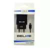 Ładowarka podróżna Beline Beli0011 — 2× porty USB, kabel microUSB, wyjście 2 A, czarna