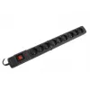 Listwa przeciwprzepięciowa Armac M9/15/CZ czarna 9 gniazd AC 250V 1.5m