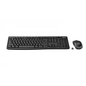 Logitech Wireless Combo MK270 - zestaw klawiatura i mysz - bezprzewodowy - 2,4 GHz - francuski (920-004510)