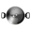 Garnek do zupy JATA CF924 4L Czerwony Aluminium