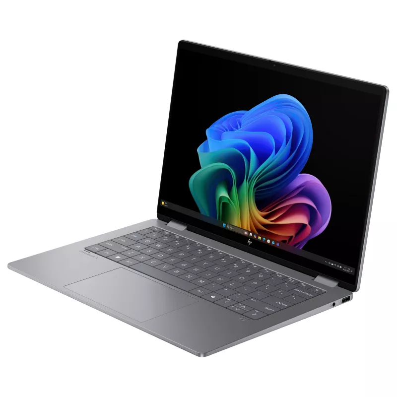 HP OmniBook X Flip Next Gen AI Laptop 14-fm0056ng - Konstrukcja typu Flip - Intel Core Ultra 5 226V / 2,1 GHz - Windows 11 Home - Arc Graphics 130V - 16 GB RAM - 512 GB SSD NVMe - 35,6 cm (14 inch)