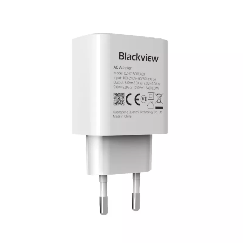 Ładowarka CzarnyVIEW CHAR-18W 18W mocy wyjściowej — kompaktowa ładowarka sieciowa USB