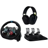LOGITECH G29 EU + G435 Black Gaming Controller Aluminium Black USB Kierownica + pedały + zestaw słuchawkowy PC