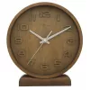NeXtime zegar 5192gs Wood Wood Small, 22x20 cm, ścienny, drewno, szary