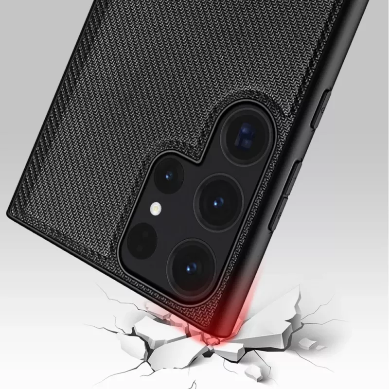 Nevox StyleShell NYLO - Samsung Galaxy S25 Ultra, czarny
