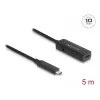 Kabel USB DeLOCK 80028 5m USB-C Czarny