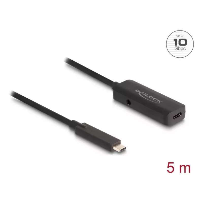 Kabel USB DeLOCK 80028 5m USB-C Czarny