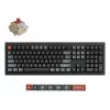 Mechaniczna pełnowymiarowa (100%) klawiatura Keychron V6 Ultra 8K — QWERTY, Bluetooth, podświetlenie RGB LED, czarna