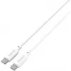 Kabel silikonowy 4smarts USB-C / USB-C High Flex 60W 1,5m biały