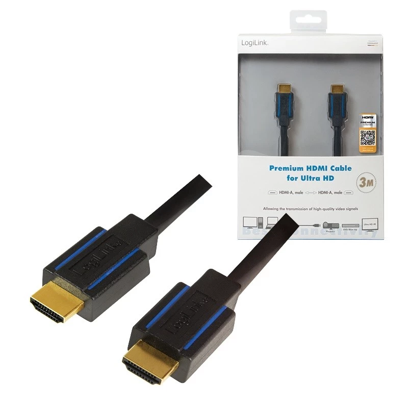 Kabel HDMI LogiLink CHB005 3 m