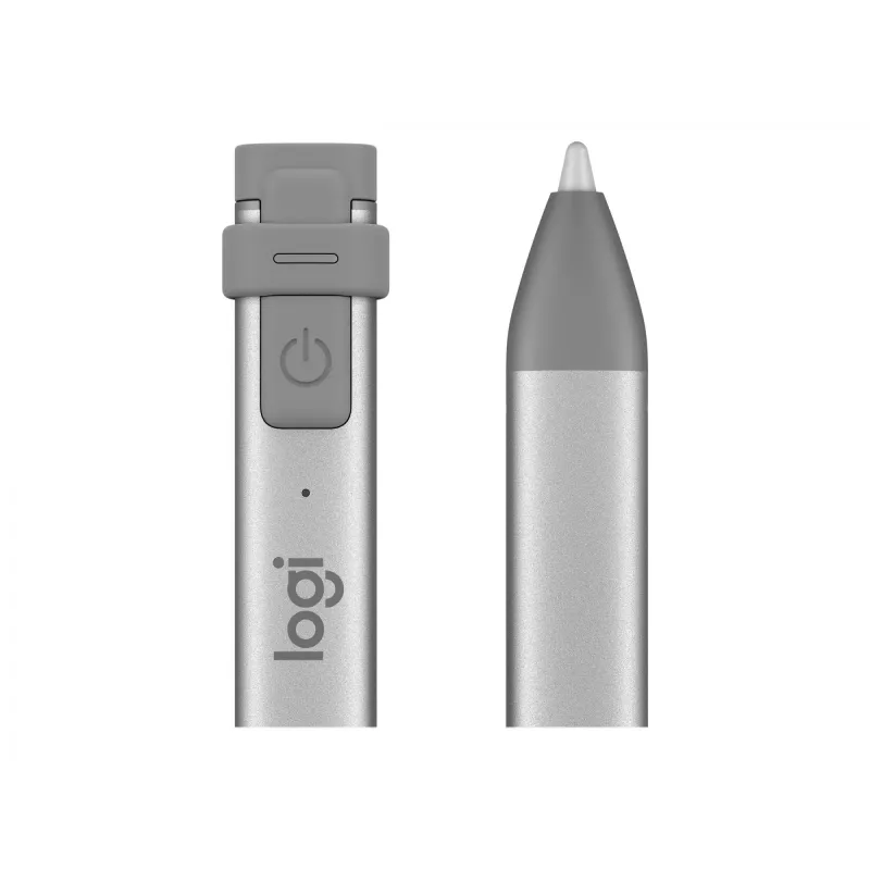 Logitech Crayon – cyfrowe pióro do Apple iPad – Lightning – Szary