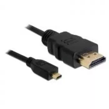 Kabel HDMI DeLOCK 2 m Typ A na Typ D Czarny
