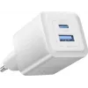 Ładowarka Vention 30W - technologia GaN, 1x USB-A, 1x USB-C (biała)