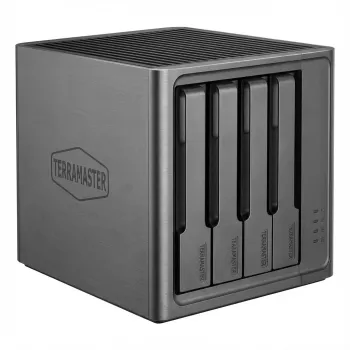 NAS TERRAMASTER F4 SSD Czterordzeniowy 8 GB DDR5 4-zatokowy NAS dla dysków SSD