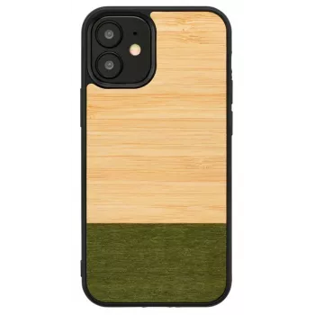 Etui na telefon man and wood do iPhone 12 mini — bamboo forest Czarny