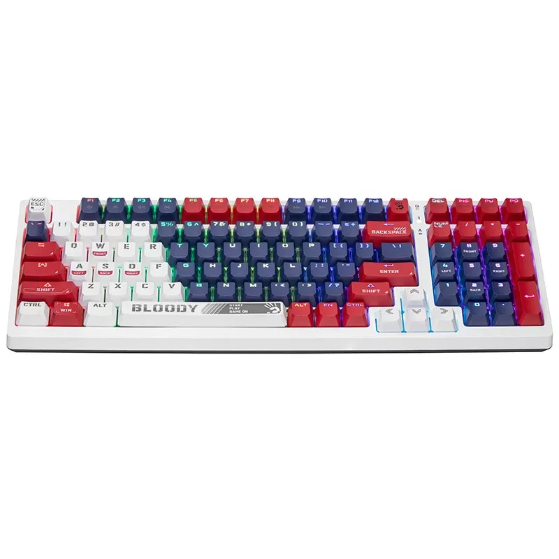 Mysz gamingowa A4Tech Bloody S98 USB Sports Navy z przełącznikami BLMS czerwony Plus