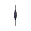 Przewodowy zestaw słuchawkowy gamingowy GEMBIRD GHS-05-B, wokółuszny, 20–20000 Hz, kabel 2 m, 250 g, czarno-niebieski