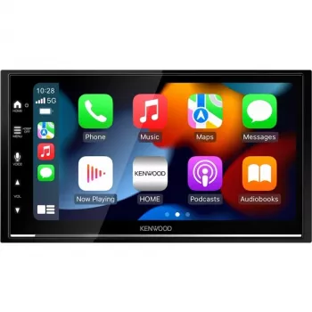 Kenwood DMX7722DABS samochodowy odbiornik multimedialny Czarny Wi-Fi Bluetooth