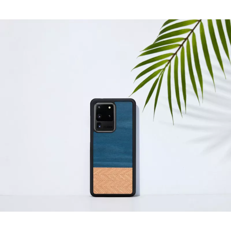 Etui ochronne na smartfona Man and Wood Galaxy S20 Ultra Denim Czarny