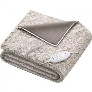 Koc grzewczy Beurer HD 75 Cosy Nordic, 130 x 180 cm, szary
