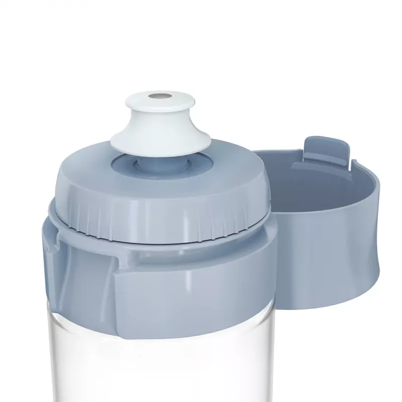 Butelka filtrująca BRITA Vital Pastel niebieski 600 ml z 2 filtrami MicroDisc, wolna od BPA, można myć w zmywarce