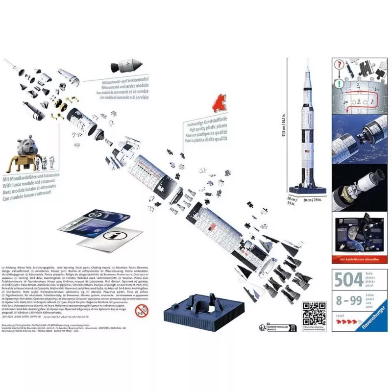 3D Puzzle Ravensburger 11545 440 szt. Zalecany wiek 8-99