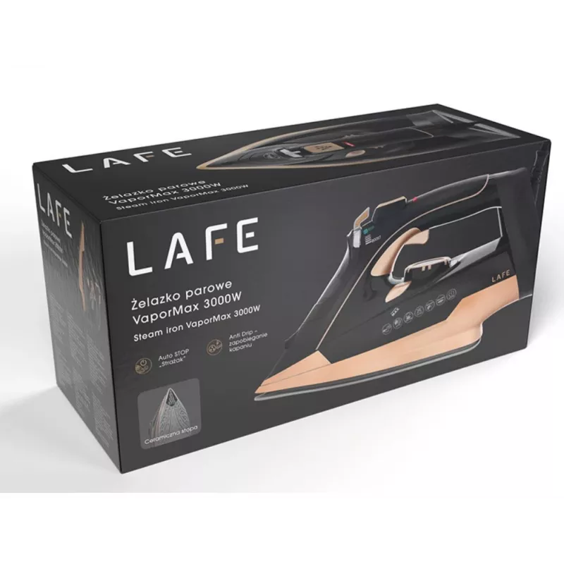 Żelazko KRUPS VaporMax 3000W 47583 – żelazko parowe, moc 3000 W, model VaporMax 47583