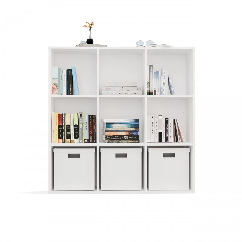 MALAX 3x3 H Biały SHELVING UNIT