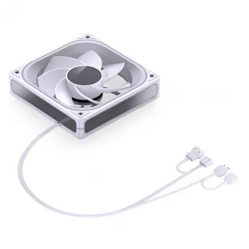 Wentylator chłodzący Jonsbo ZA-120 Reverse Blade PWM ARGB 120 mm biały