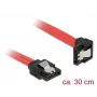 Kabel SATA DeLOCK 83978 0,3 m SATA 7-pin czarny czerwony