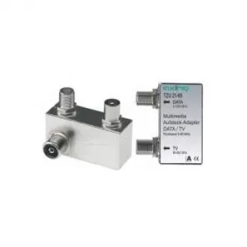 Axing TZU 21-65 - Rozgałęźnik/złącze kabla - 5 - 1006 MHz - srebrny - metal - wtyk/gniazdo - A