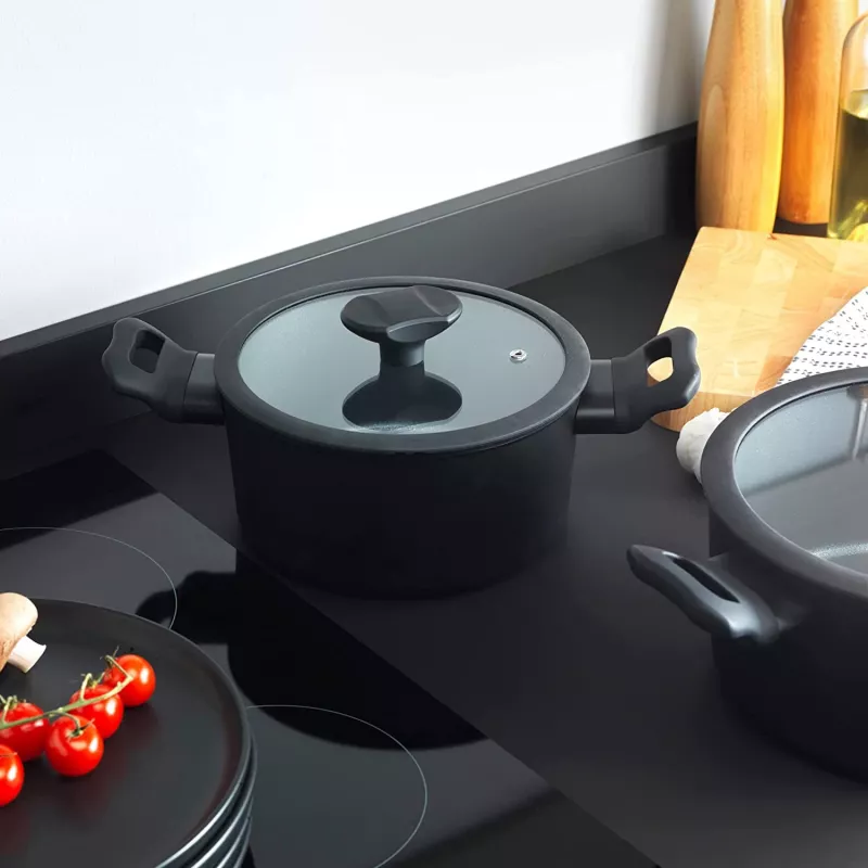Garnek Russell Hobbs RH01863EU7 20 cm Crystaltech stal nierdzewna szklana pokrywka