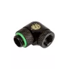 Adapter 90° BitsPower BP-MB90R2LD G1/4 cala męski na G1/4 cala żeński, 2x obrotowe złącze