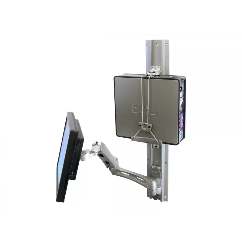 Mocowany do biurka uchwyt na CPU Ergotron Universal CPU Holder
