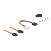 DeLOCK 5,25 Mobilna kieszeń na 1 x 2,5 + 1 x 3,5 SATA HDD + 2 x porty USB3.0 - mobilna kieszeń na dysk - 6,4 cm, 8,9 cm (2.5, 8,90cm (3.5)) (47209)