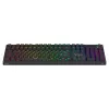 Klawiatura gamingowa SAVIO STYX BROWN — mechaniczna Outemu Brown, QZERTY US International, RGB, USB, pełnowymiarowa 104 klawisze, czarna