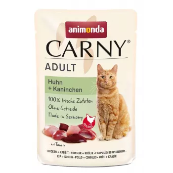 ANIMONDA Carny Adult Kurczak i królik - mokra karma dla kota - 85g