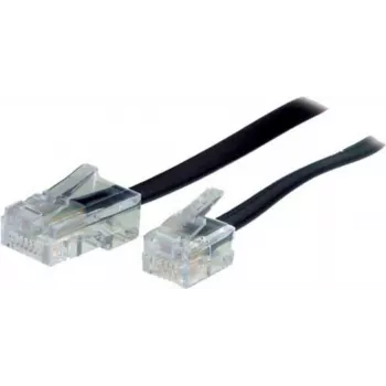 Kabel S/CONN 10 m RJ11 - RJ45 czarny przezroczysty TC 70260