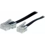 Kabel S/CONN 10 m RJ11 - RJ45 czarny przezroczysty TC 70260