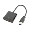 Karta graficzna USB GEMBIRD A-USB3-HDMI-02, wyjście HDMI, do 1920x1080, czarna, 36 g