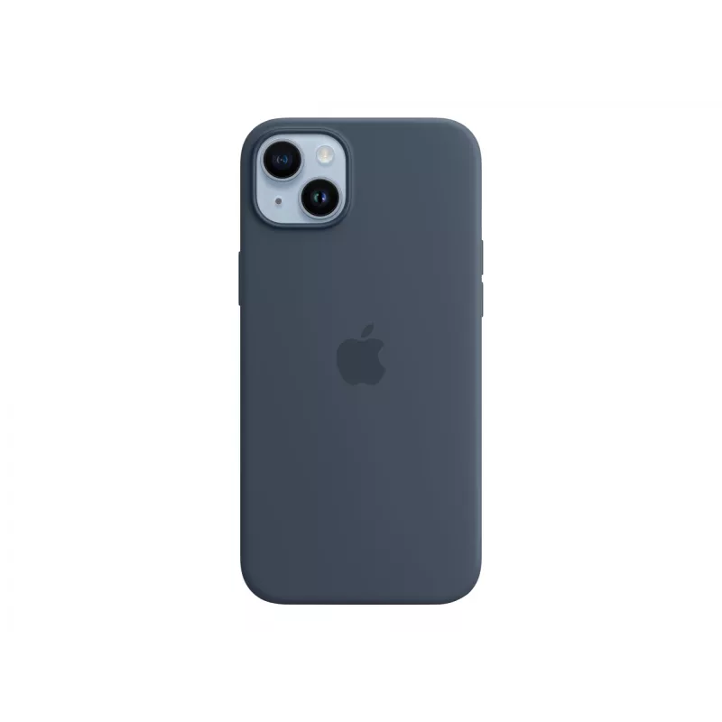 Silikonowe etui Apple iPhone 14 Plus z MagSafe – Storm niebieski