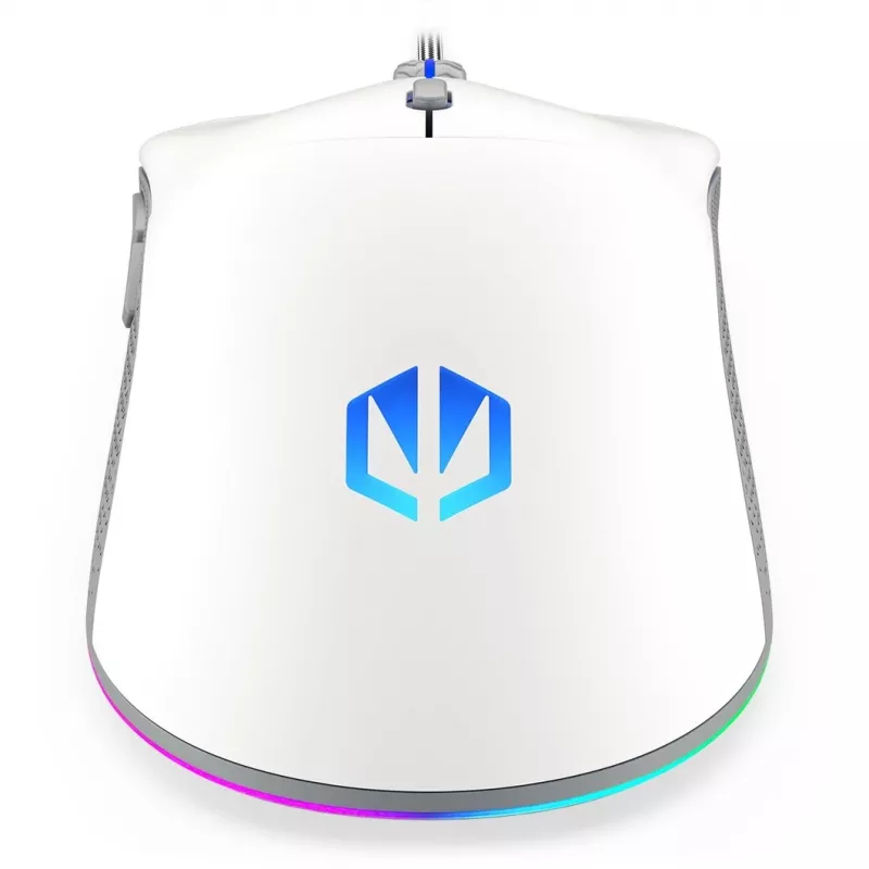 ENDORFY GEM Plus Onyx Biały mysz Gaming Praworęczna USB Type-C Optyczna 19000 DPI
