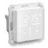 Szklany termostat ścienny Homematic IP model 161458A0 — cyfrowy, biały, 230 V, IP20