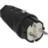 Wtyczka elektryczna typu E/F Brennenstuhl 1082040020 czarna 230V 16A