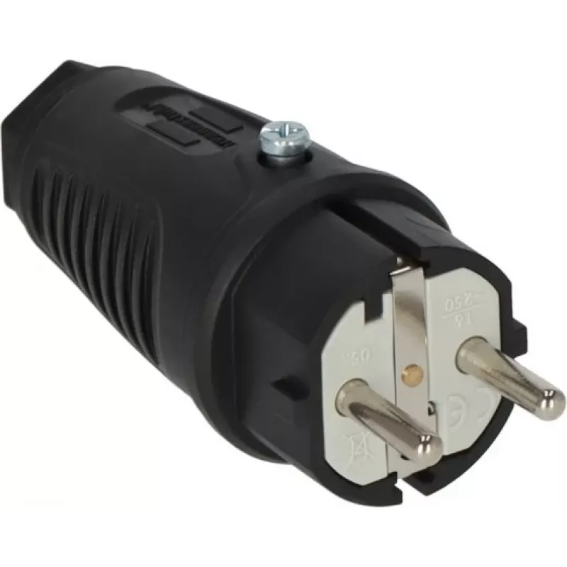 Wtyczka elektryczna typu E/F Brennenstuhl 1082040020 czarna 230V 16A