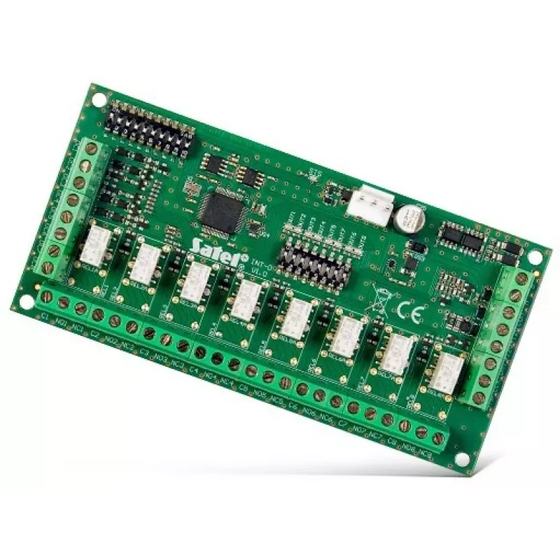Akcesorium do alarmu bezpieczeństwa SATEL INT-O, do central INTEGRA/VERSA/PERFECTA, 12 V, 160 mA, 140×68 mm