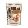 Karma mokra dla kota SHELMA multipak 4×85 g — pełnoporcjowa karma mokra dla kota dorosłego, kurczak, indyk, wołowina, kaczka, bezzbożowa