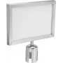 EUROLITE Hinweisschild for Barrier 317×215 mm srebrny